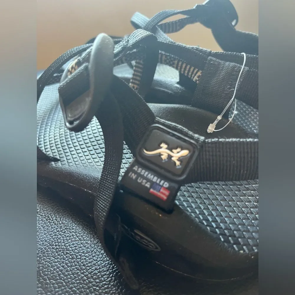 Chaco ZX/1 classic size 8 black white sport water made in America USA - Picture 5 of 6